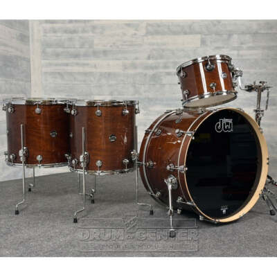 DW Performance 4pc Drum Set w/24''BD Walnut Lacquer - DCP Exclusive!
