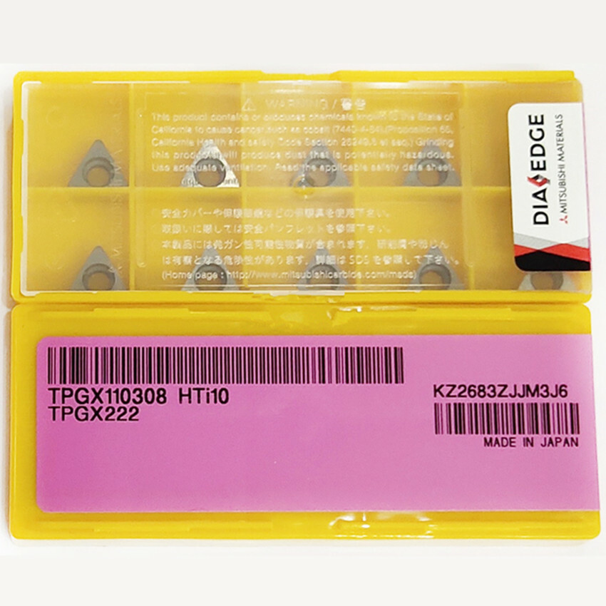 10pcs TPGX110308 HTI10 TPGX222 MITSUBISHI CNC TOOL Carbide