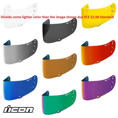ICON AIRFORM AIRFRAME PRO AIRMADA シールド ICON Airframe Pro/Airform/Airmada Optics 22.06 Shield