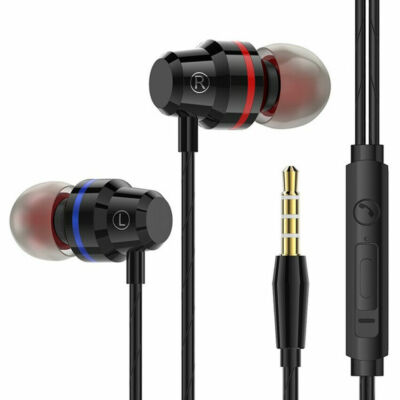 3.5mm HIFI Super Bass Headset In-Ear Earphone Stereo Earbuds Headphone Wired Mic