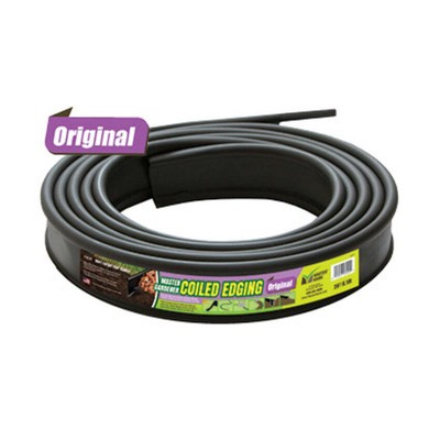 Master Mark 23920 Master Gardener Original Coiled Edging, Black, 3-1/2'' x 20'