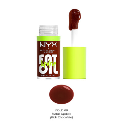 NYX Fat Oil - Huile Brillant à Lèvres Hydratante - Teinte Missed Call - 4.8ml - Neuf