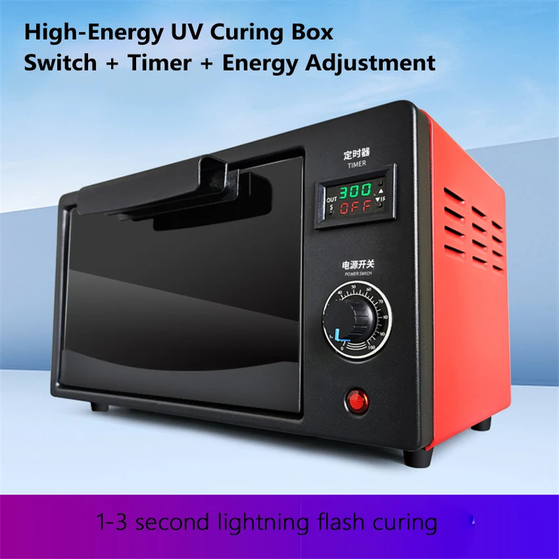 UV Glue Curing Oven UV Lamp 3D Printing PCB Board Medical Research LCD Screen OC