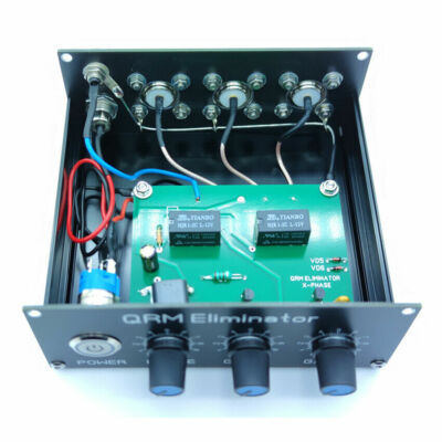 1-30 MHz Assembled QRM Eliminator X-Phase HF bands SO-239 connectors + Case