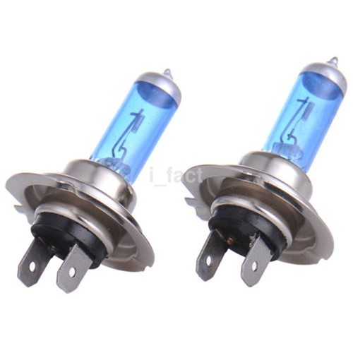2Pcs H7 55W 12V 6000K Car Xenon Halogen Headlight White Light Bulbs Perfect US