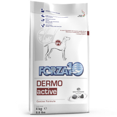 Forza10 Adult Dog Dermo Active, Dry Dog Food With Fish, 10 kg
