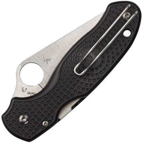 Spyderco Para 3 Lightweight Compression Lock Satin Finish Folding Knife C223PBK