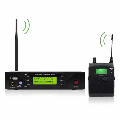 UHF Wireless In Ear Monitor System Stage Monitoring Headphone Inear Earphones