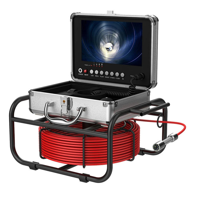 F951DC17 HD 9-inch AHD Video Screen Stainless Steel Probe Underwater Pipeline En