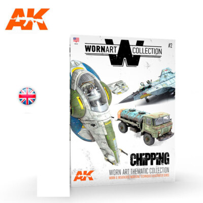 AK-Interactive Worn Art Collection Vol. 02 Chipping (English, 124 pages)
