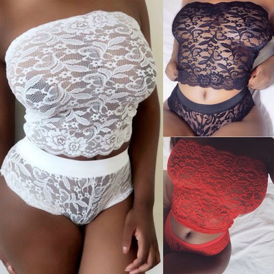 US Women39s Lingerie Lace Dress Babydoll Underwear Nightwear Sleepwear Plus size