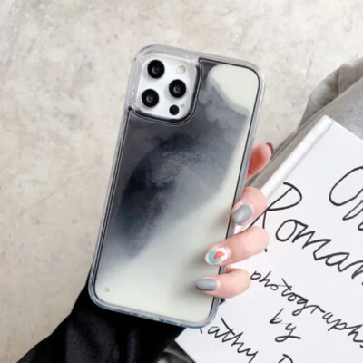 Glow In The Dark Cover Luminous Liquid Case For iPhone 15 14 13 12 11 Pro Max