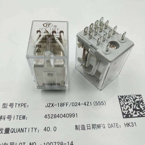 専用1 2PCS HongFa JZX-18FF-024-4Z1 Power relay 14 Pins 24VDC | eBay