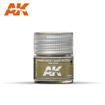 AK Interactive Real Colors RC060 Dunkelgelb-Dark Yellow RAL 7028 10ml