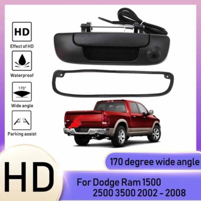 New Tailgate Handle Mount Backup Rear View Camera For Dodge Ram 1500 2500 3500 