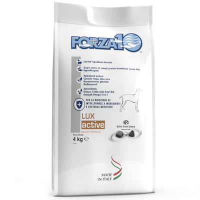 Forza10 Lux Active: Dry Food for Adult Dogs, Designed to Reduce Nutrient Intoler