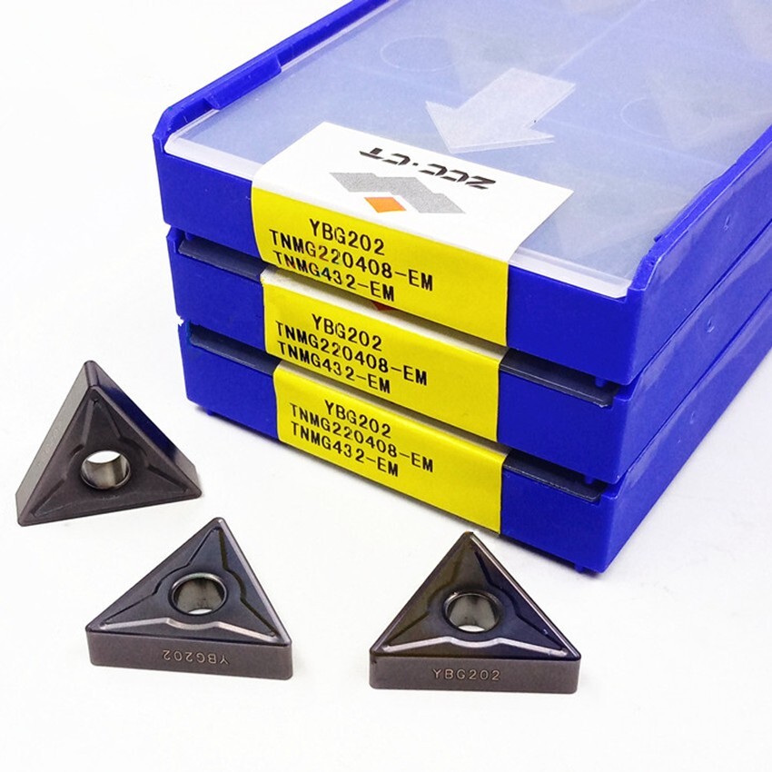 10pcs TNMG220408-EM YBG202 TNMG432-EM ZCC.CT CNC blade