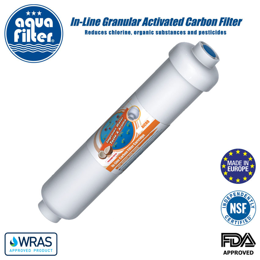 1 Aquafilter DA2010CB InLine External Granular Activated Carbon Water
