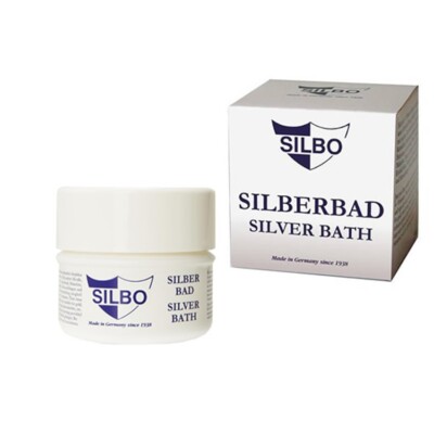 SILBER Tauchbad Reinigungsbad Reiniger Tauchsieb SILBO 150ml