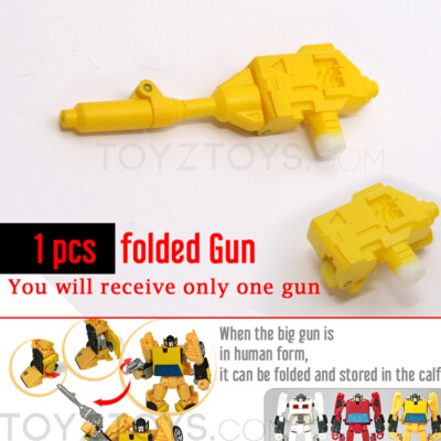 Folded gun -Filler Upgrade Kit For Legacy Generations Selects 5 pack Sunstreaker