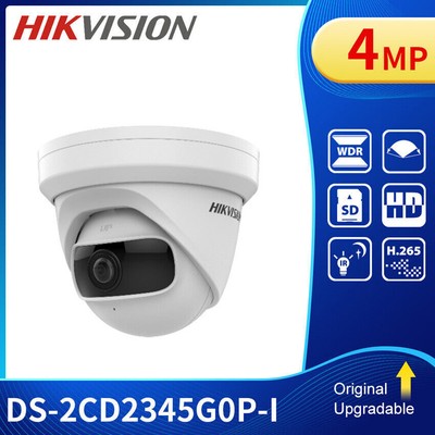 Hikvision 4MP IP POE Fisheye Dome Camera DS-2CD2345G0P-I 180° Wide Angle Indoor