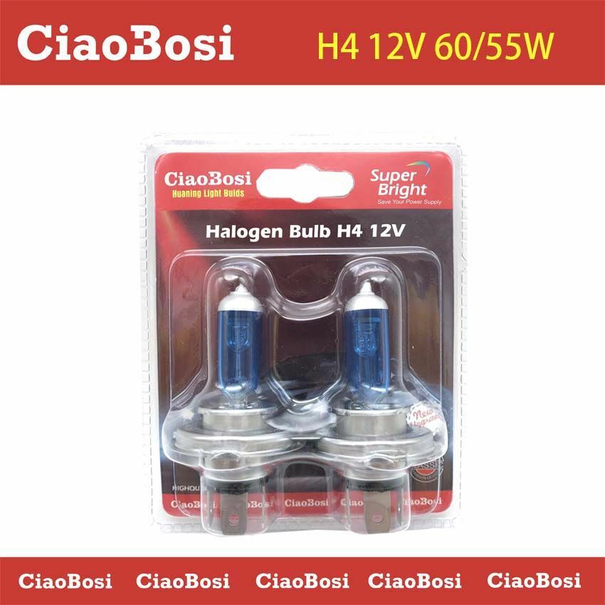 Set 2 Lampadine Lampade Auto Moto Alogene H4 12V 55W C-186279 linq