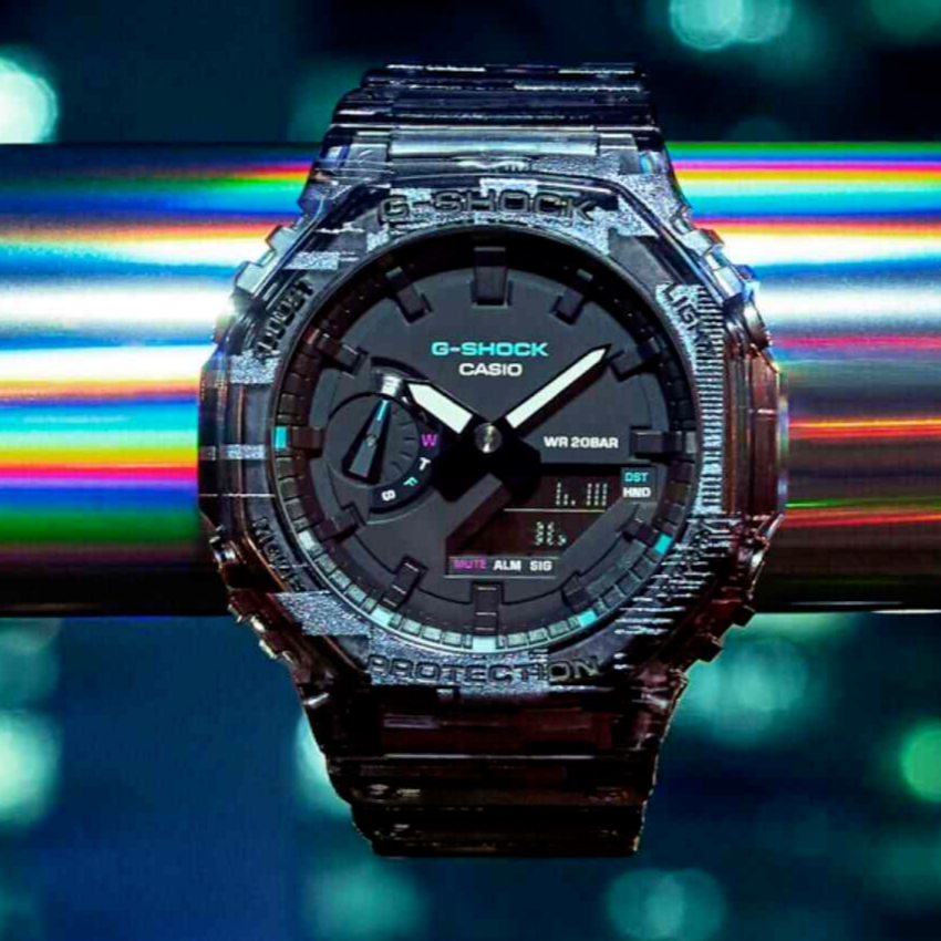 【新品/Glitch/完売品】G-SHOCK　 GA-2100NN-1AJF CASIO G-SHOCK GA-2100NN-1AJF Digital Glitch Limited Analog
