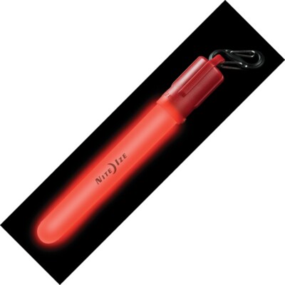 Nite Ize LED Mini Glowstick Red With 1m Water Resistant Dimensions: 6.25'' 3733