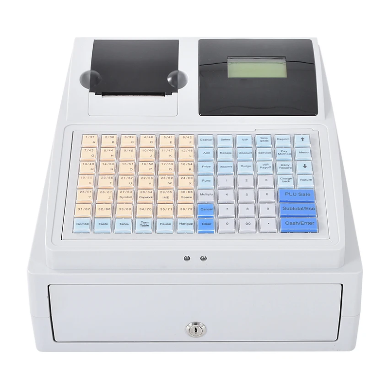 C-50 Desktop USB Electronic Cash Drawer POS Cash Register 8V Multifunctional Cat