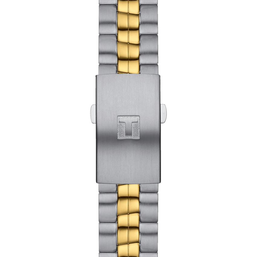 Pre-owned Tissot Pr 100 Chronograph Two Tone Men's Watch T1014172203100