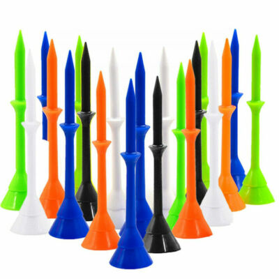 Golf Tees Durable Plastic 3-1/4'' Big Cup Golfer Training Aid Tools 83mm 30 Pack