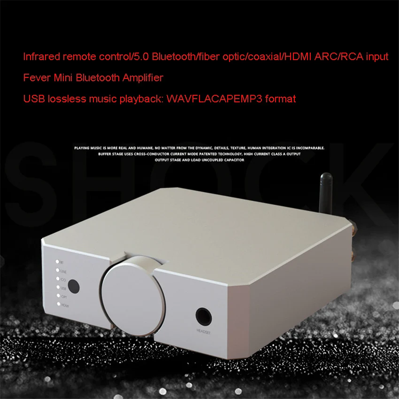 AMP25 Amplifier High-power 2 * 100W Bluetooth Mini High-quality Pure Audio High-