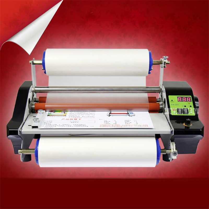 CNC stepless speed modulation FM360S Hot&Cold Laminator hot mounted stickers col