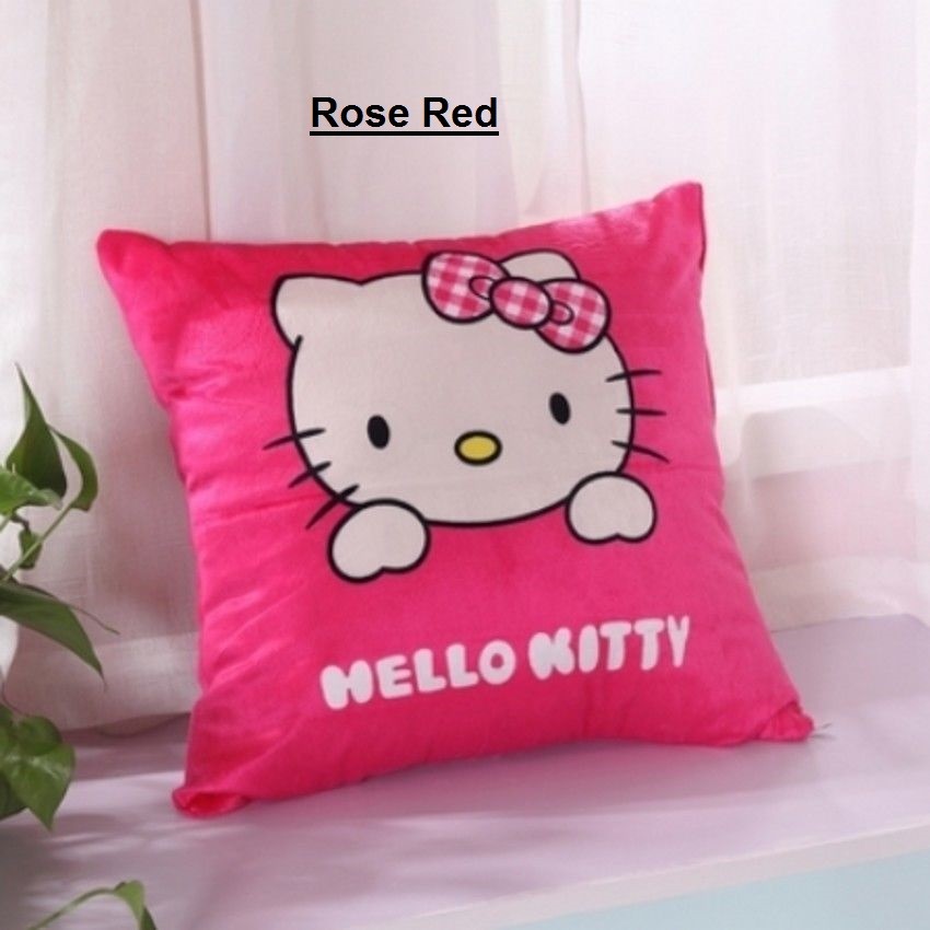 Cute Hello Kitty Pillow Tapestry Throw Case Cushion Cover 45 45 Cm