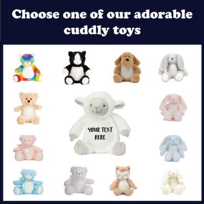 Personalised stuffed toys deals