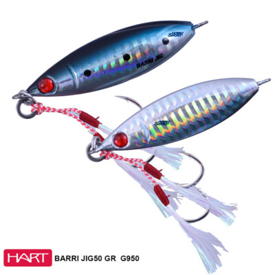 SLOW PITCH  BARRI JIG  50 GR COL.G950 BLUE   METAL JIGGING IH50950 HART