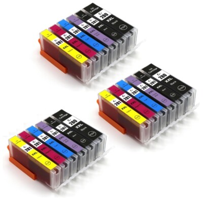 18P Ink Tanks Set use for PGI-280XXL CLI-281XXL Canon Pixma TS8220 TS8320 TS9120