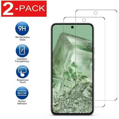 2x Tempered Glass Screen Protector For Google Pixel  8 /8Pro /8a