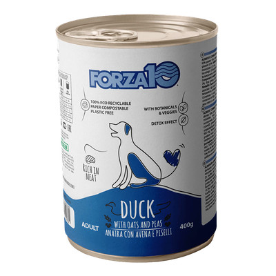 Forza10 Adult Dog Maintenance Wet Dog Food With Duck, Oats and Peas, 400 g