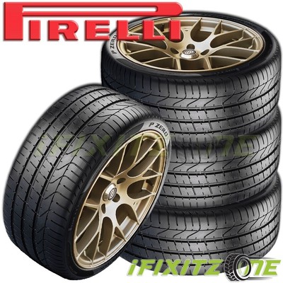 4 Pirelli P-Zero 265/35R18 97Y Tires, UHP, Max Performance, Summer, 200AAA PZERO