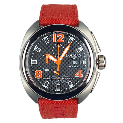 locman mare chronograph titanium mens watch wr 10 atm ref 130 48mm quartz 255071541532