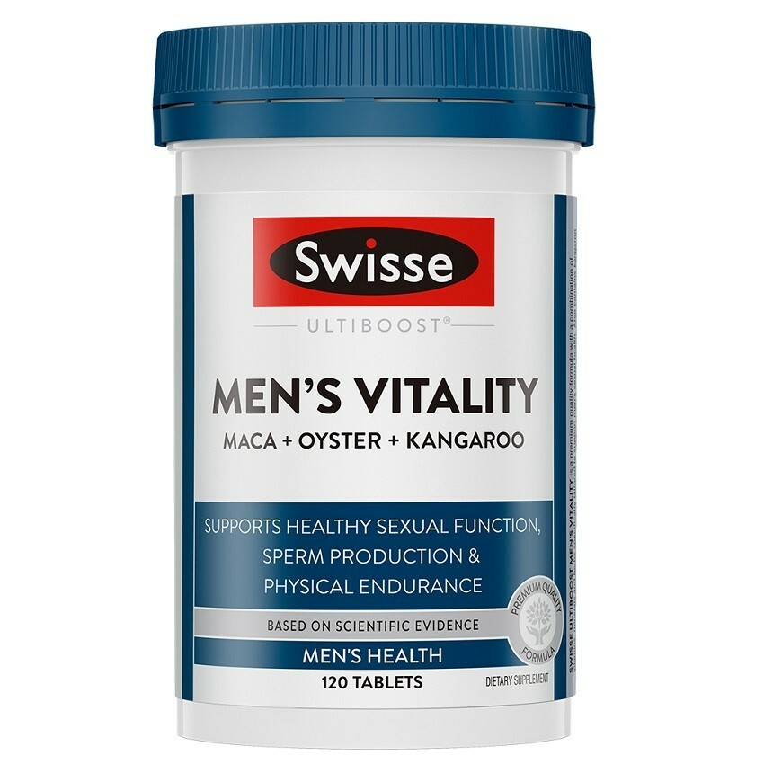 Swisse Mens Vitality Maca Oyster Kangaroo ~ ПРИМЕРНАЯ цена 01/2026 ~ Продавец из США !!!