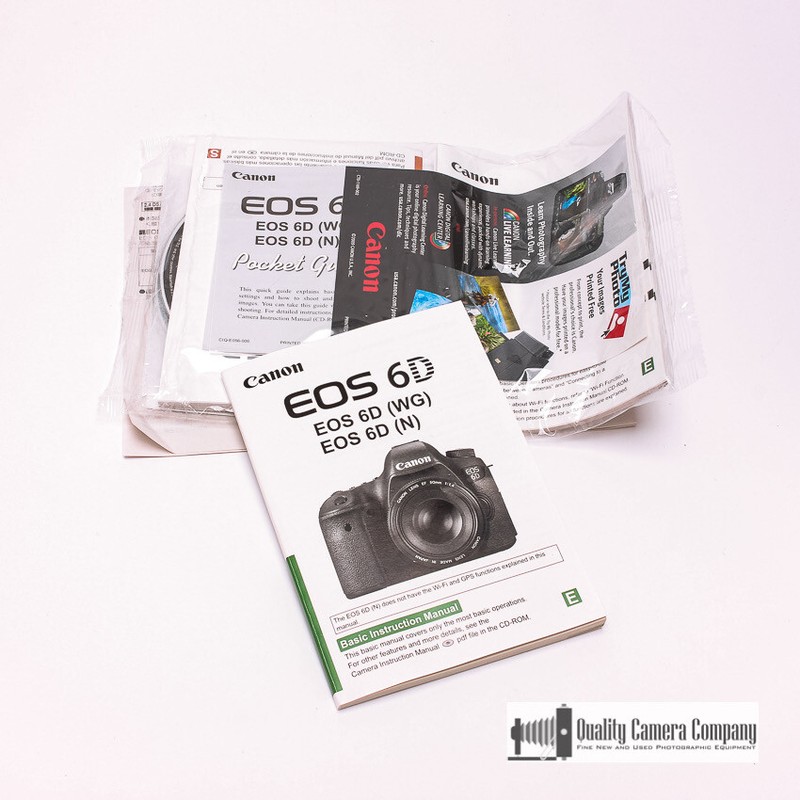 Canon EOS 6D Camera Body, Original Box + Accessories 8035B002