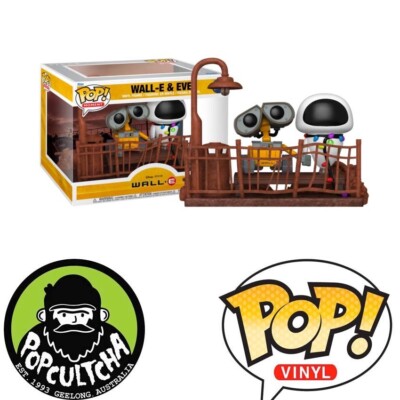 Wall-E - Wall-E & Eve Movie Moment Pop! Vinyl Figure 2-Pack ''New''