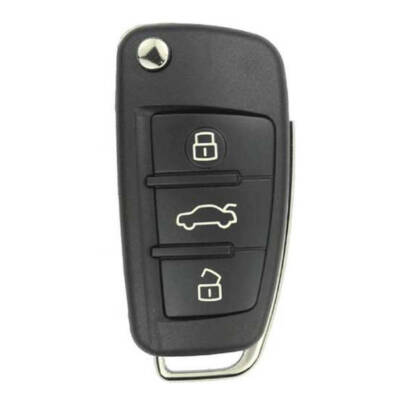 Flip Remote Key for Audi IYZ3314 4F0837220 (Aftermarket)