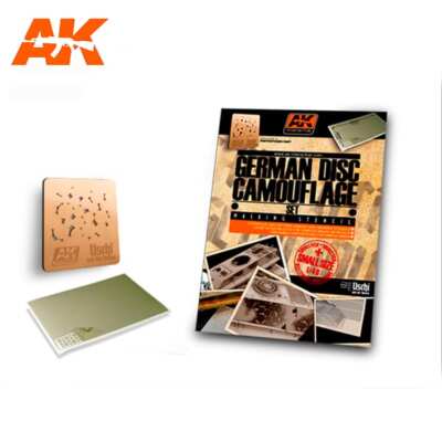AK Интерактивный НЕМЕЦКИЙ КАМУФЛЯЖНЫЙ ДИСК 1/48 AK158