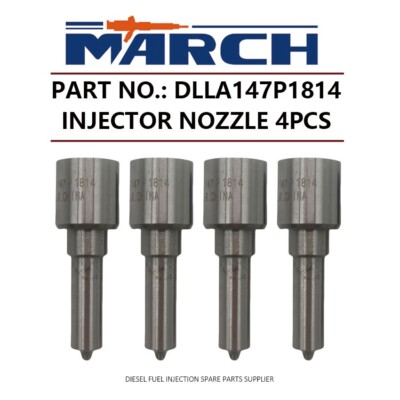 4PC Diesel Common Rail Injection Nozzle DLLA147P1814 for KAMAZ Euro 4 0433172107