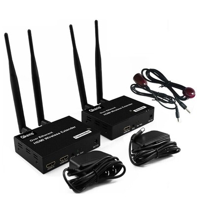200m Wireless Video Transmitter Receiver HDMI Extender Laptop PC To TV Projector