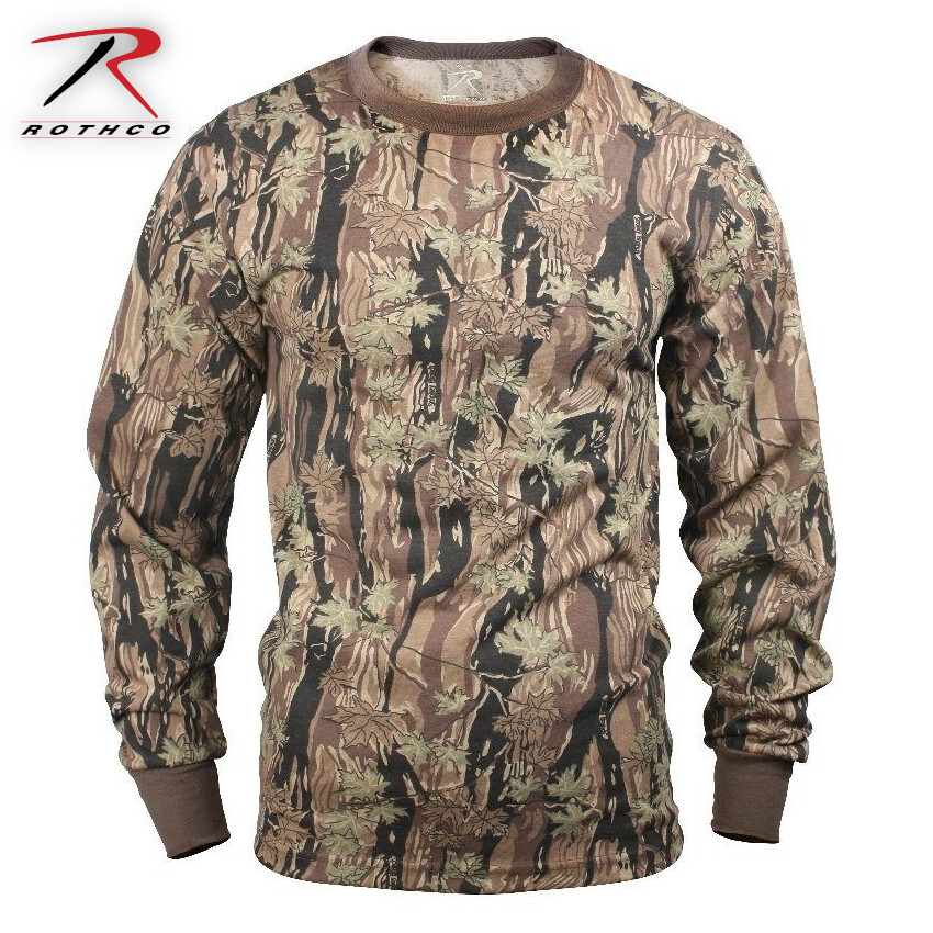 Rothco 6770 Smokey Branch Camo Long Sleeve T-Shirt (Choose Sizes)