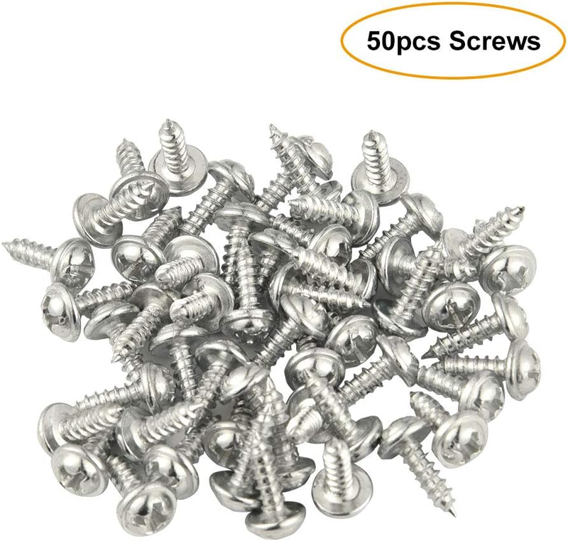 50 Pack D Ring Picture Frame Hanging Hangers with Screws for Picture Hanging Hom